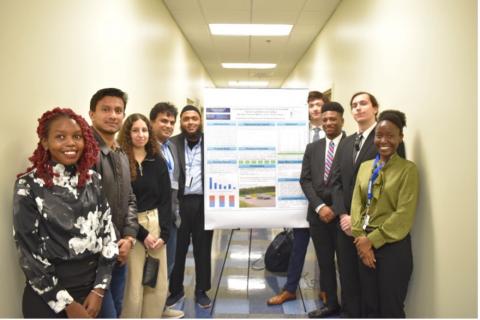 TSU team at research poster